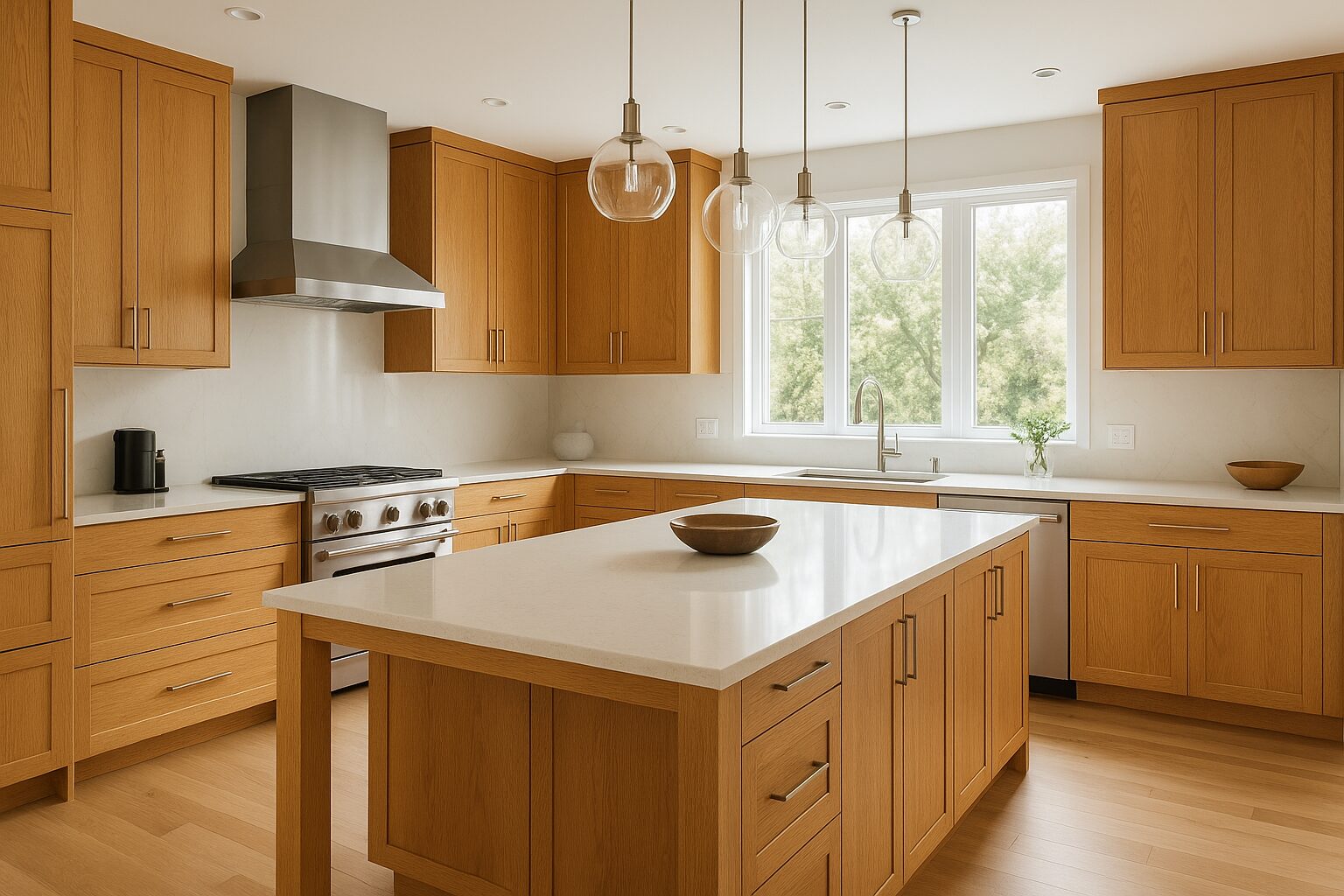 Finished Granite Ridge Remodeling kitchen and living space