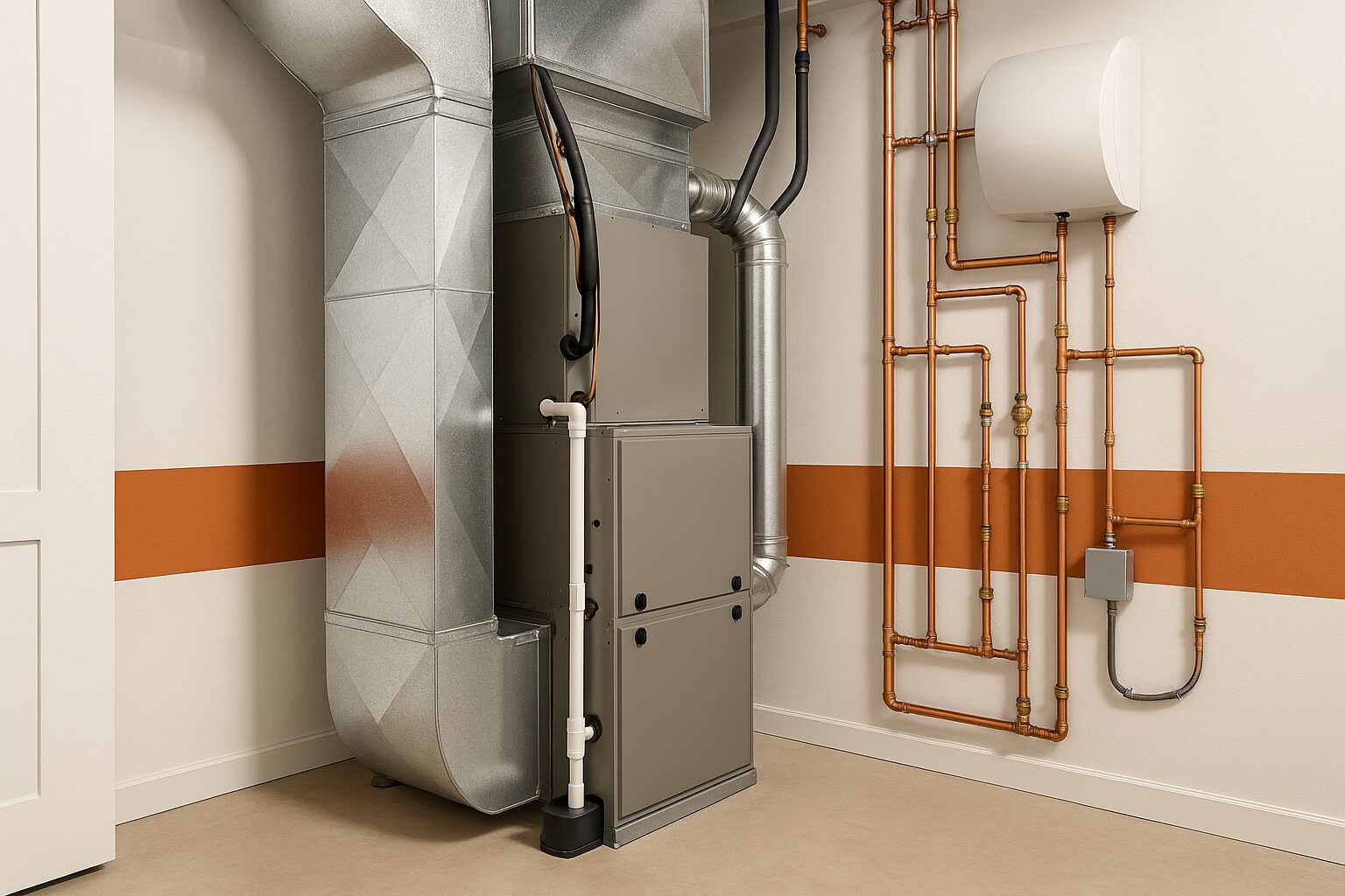 Redbud Heating and Cooling service technician work area