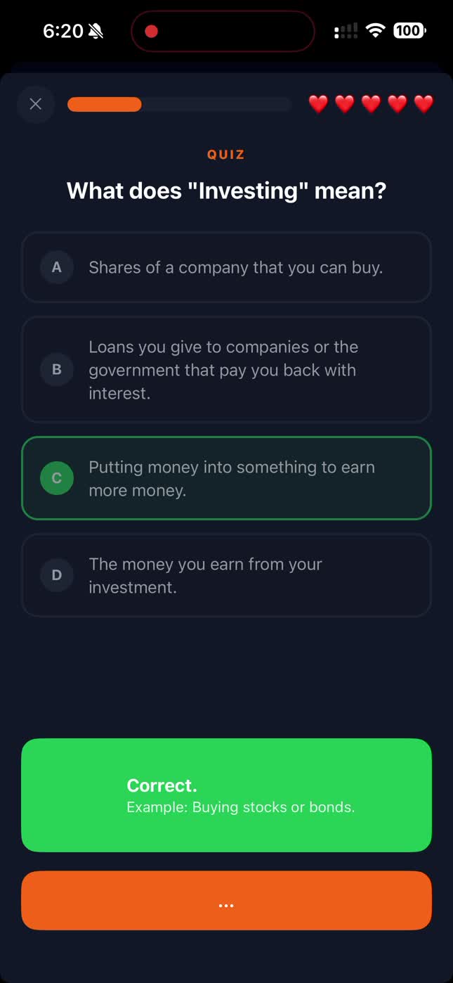 ProjectAdulting demo screenshot 4