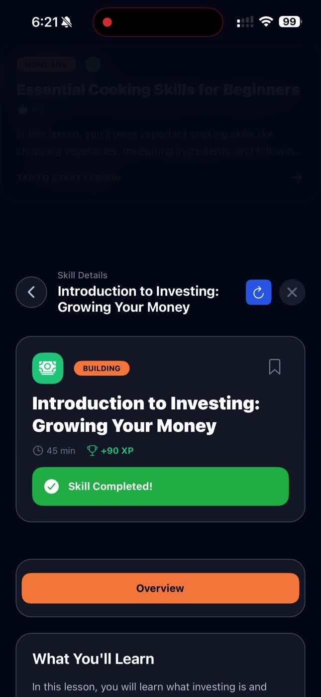 ProjectAdulting demo screenshot 8