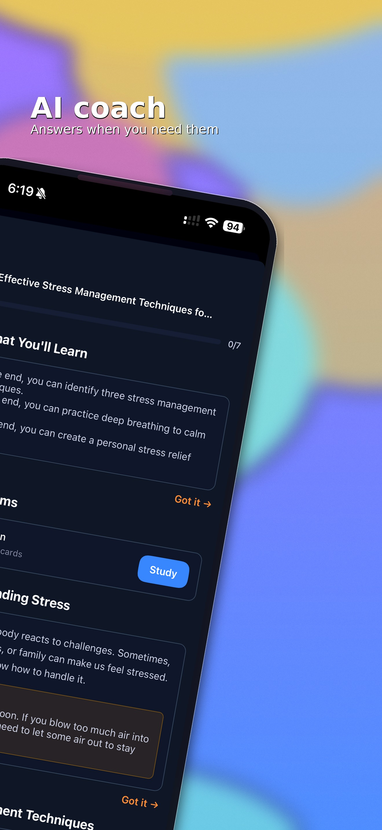 ProjectAdulting app screenshot 8